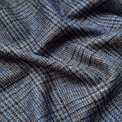 Magee / Blue Glen Check Donegal Tweed / 100% Wool / 340/370gms / RN767/7236