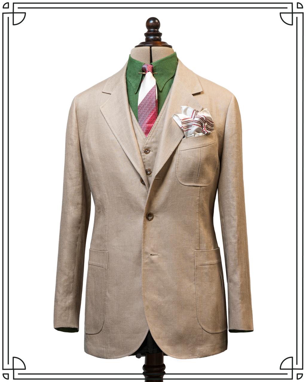 Sand Linen King Cole Notch Jacket – Cathcart
