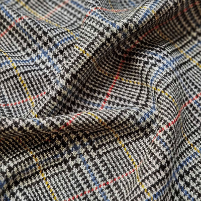 Magee / Multicoloured Glen Check Donegal Tweed / 100% Wool / 340/370gms / 767/7235