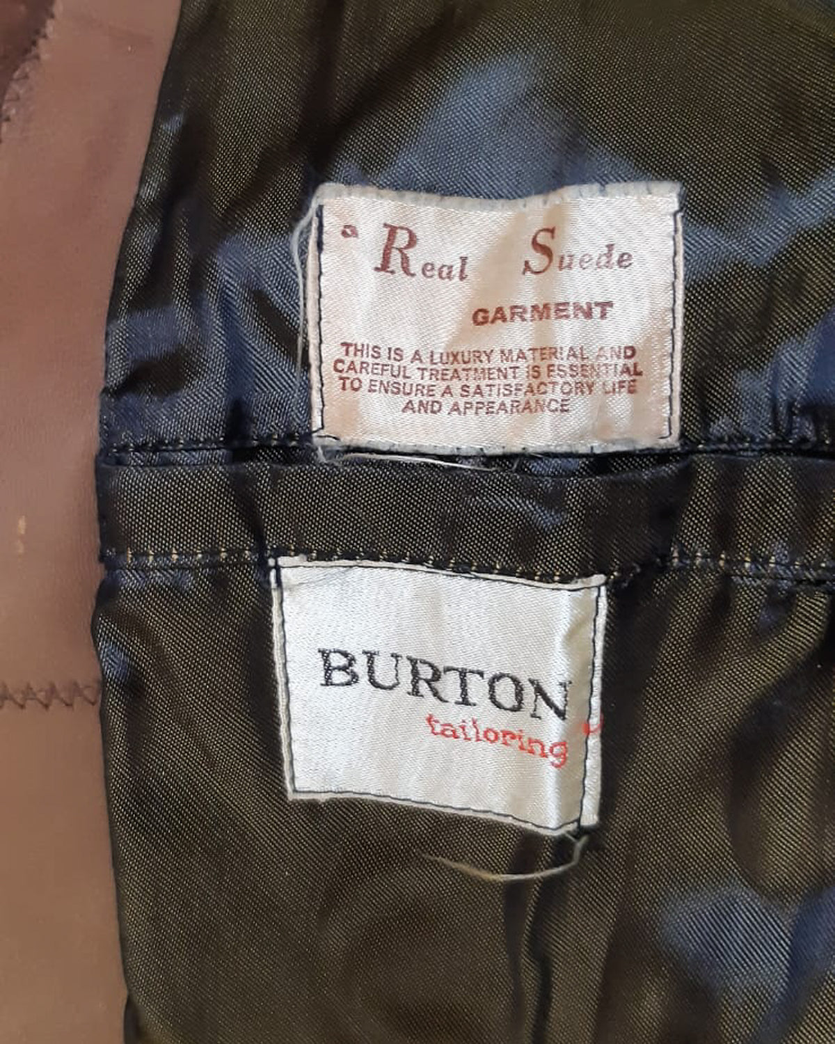 Burton Suede Sports Jacket Size 40/42
