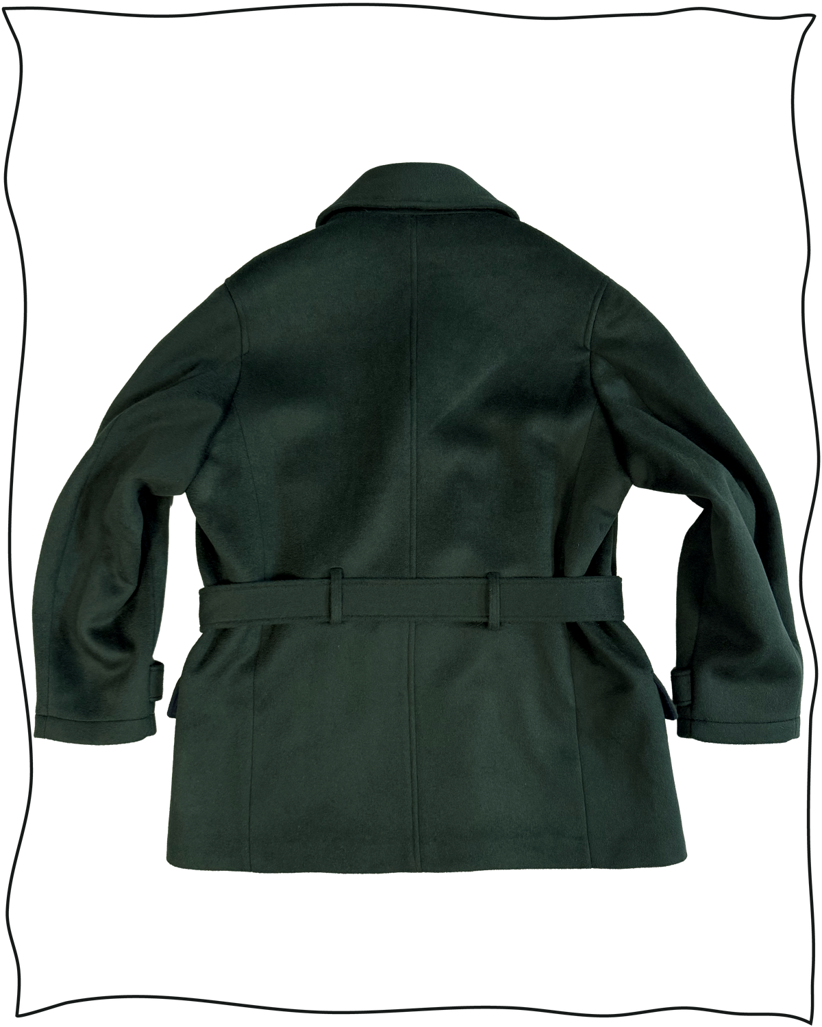 Sample Bottle Green Mackinaw with Cord Lining Size 44