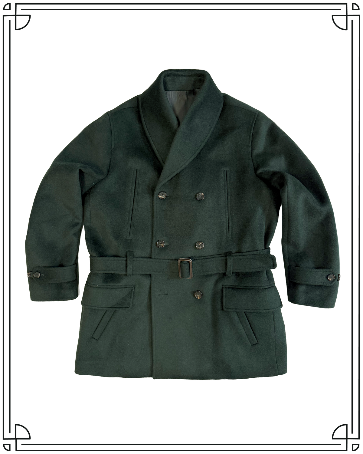 Sample Bottle Green Mackinaw with Cord Lining Size 44