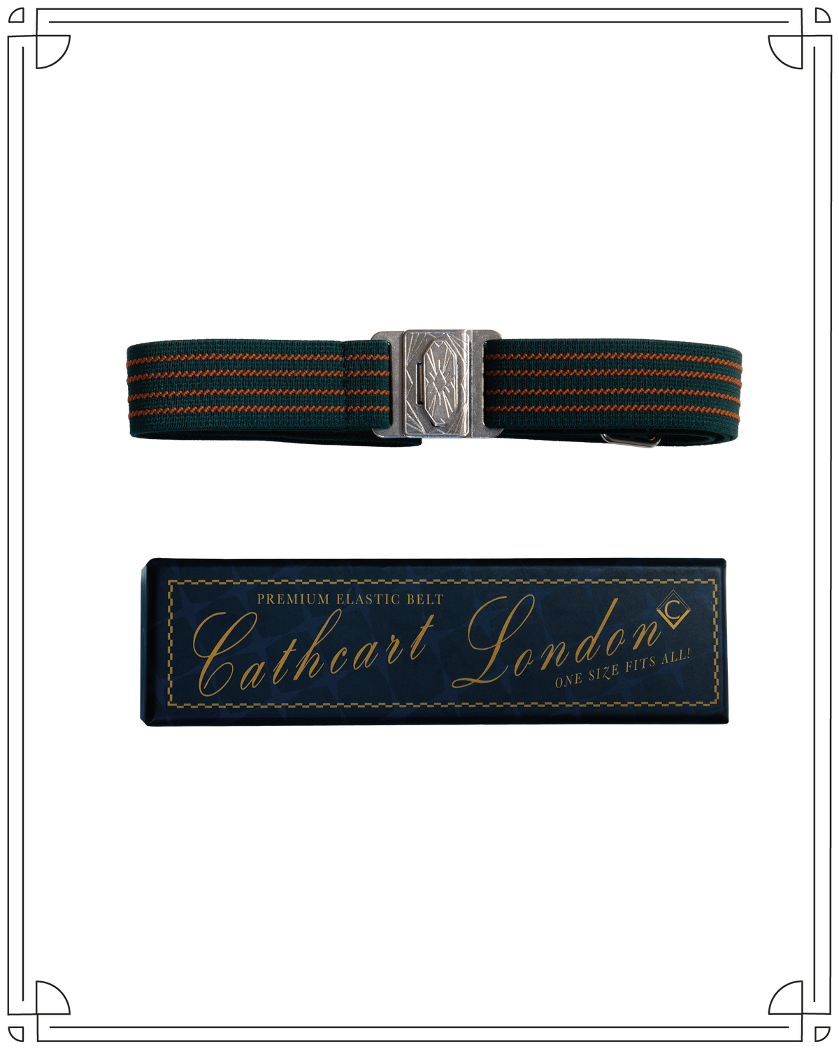Bottle Green Deco Belt