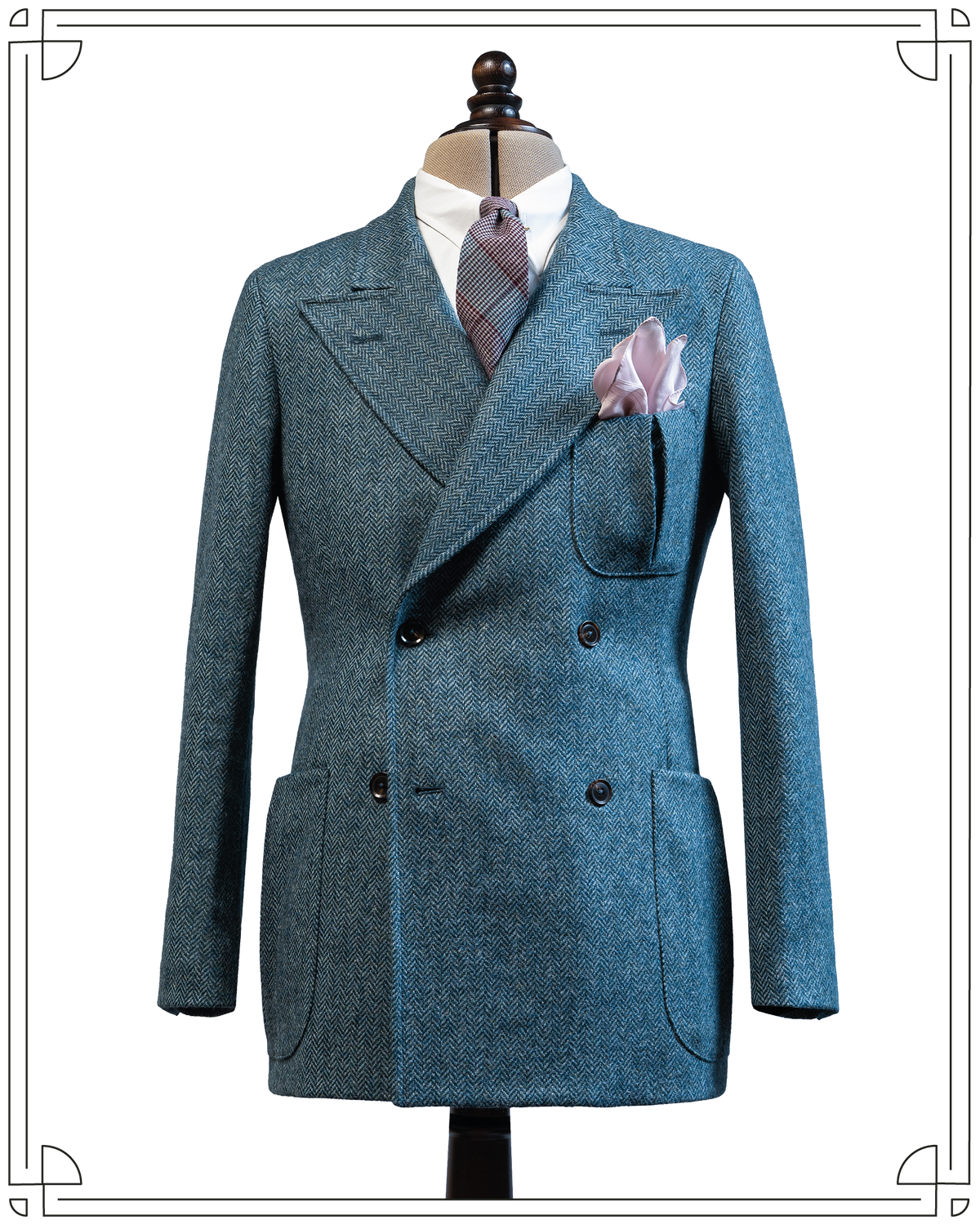 Teal Blue Shetland King Cole DB