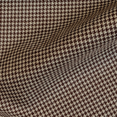 Dugdale / Brown & Cream Houndstooth / 100% Wool / 400gms / INV019