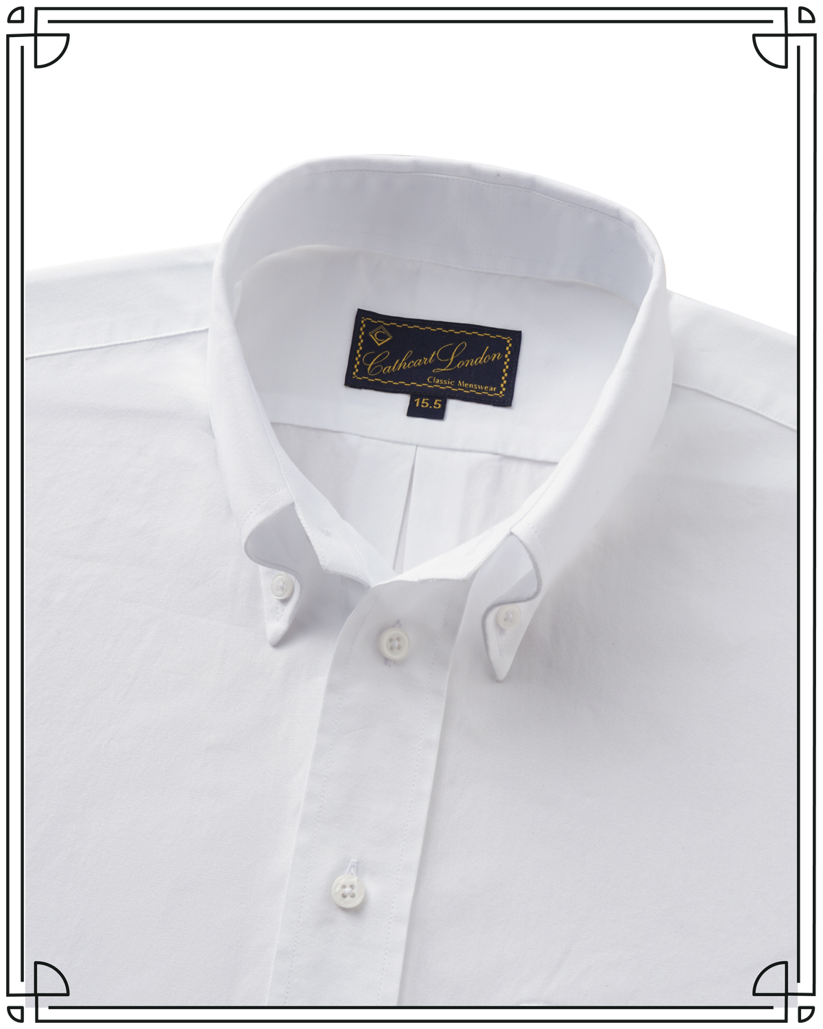 Cream Oxford Button Down Shirt