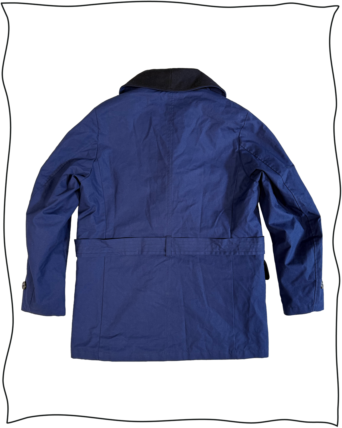 Sample Blue Canvas and Melton Mackinaw Size 40