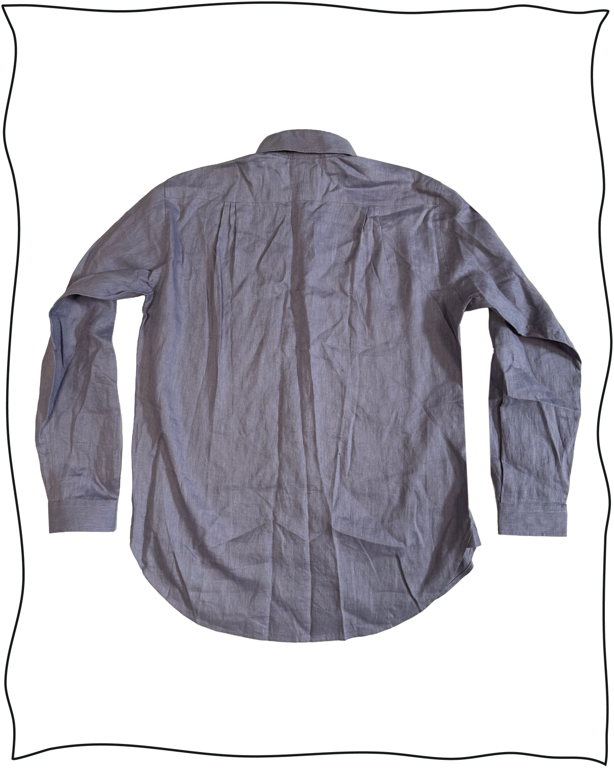 Sample Anthracite Club Collar Shirt Size 15.5