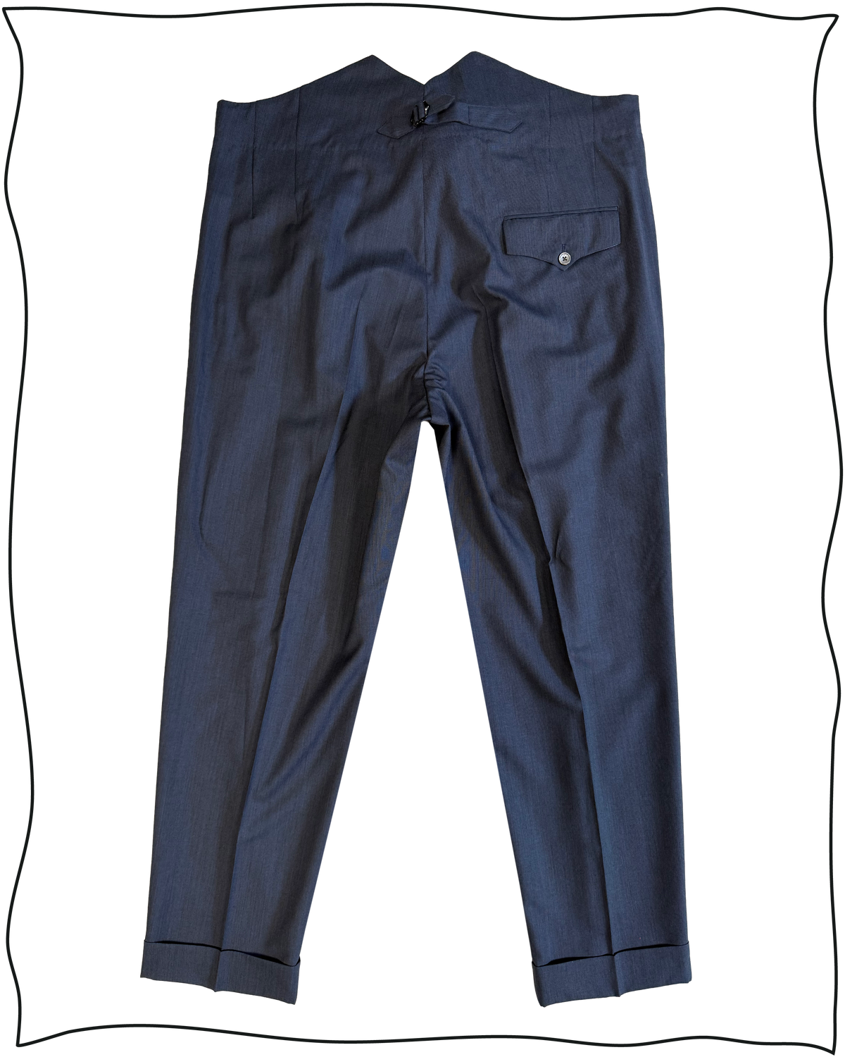 Sample Blue Fishtail King Cole Trousers Size 42