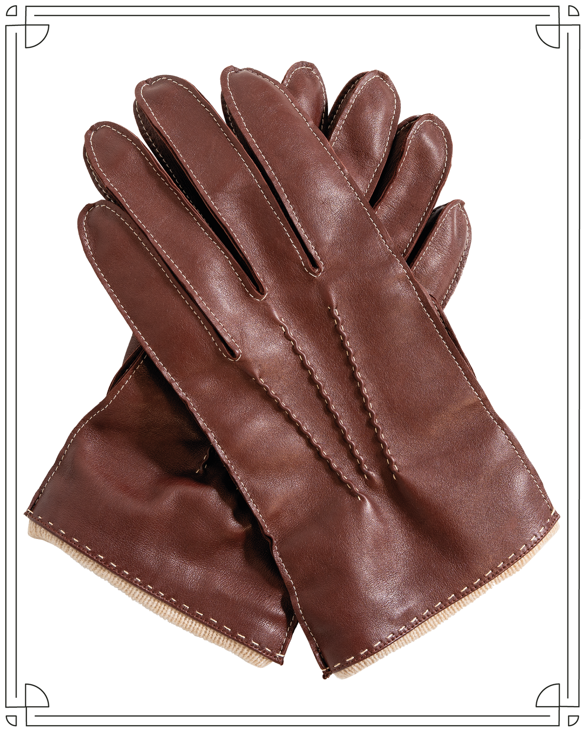 Dents x Cathcart English Tan Warminster Gloves