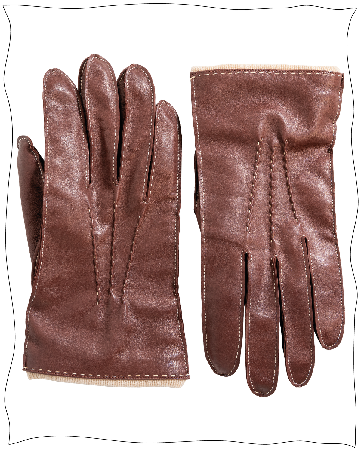 Dents x Cathcart English Tan Warminster Gloves
