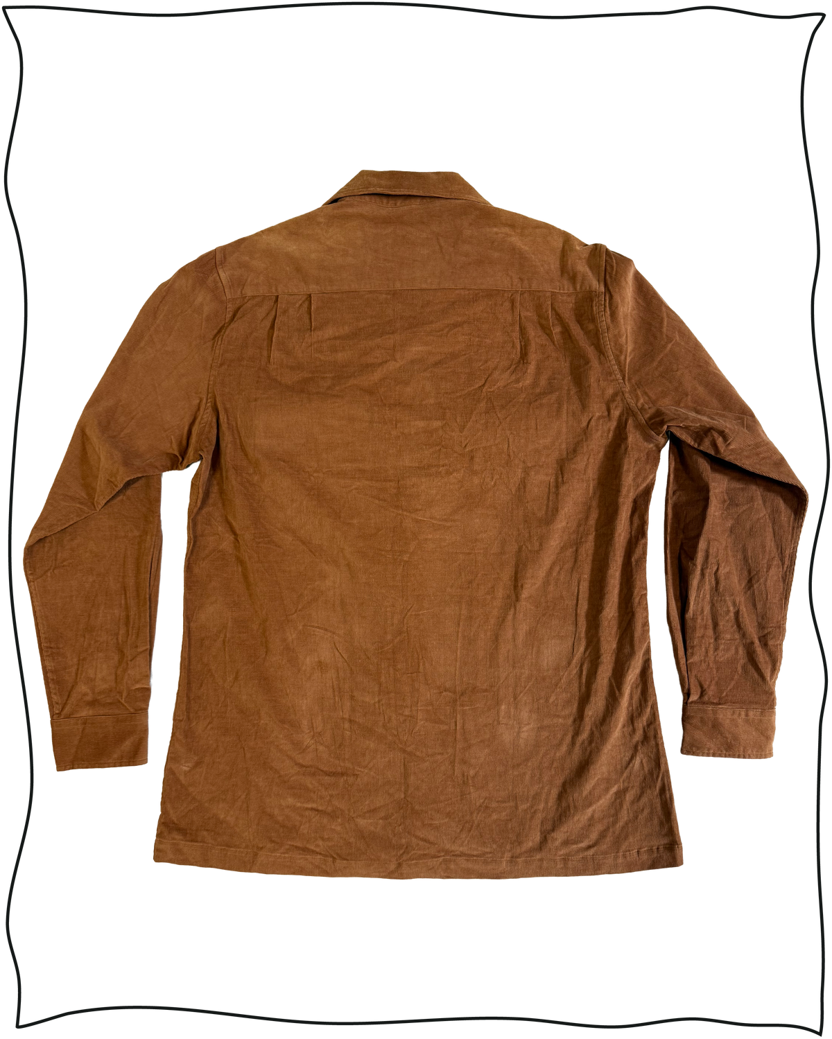 Sample Russet Corduroy Camp Shirt Size 15.5
