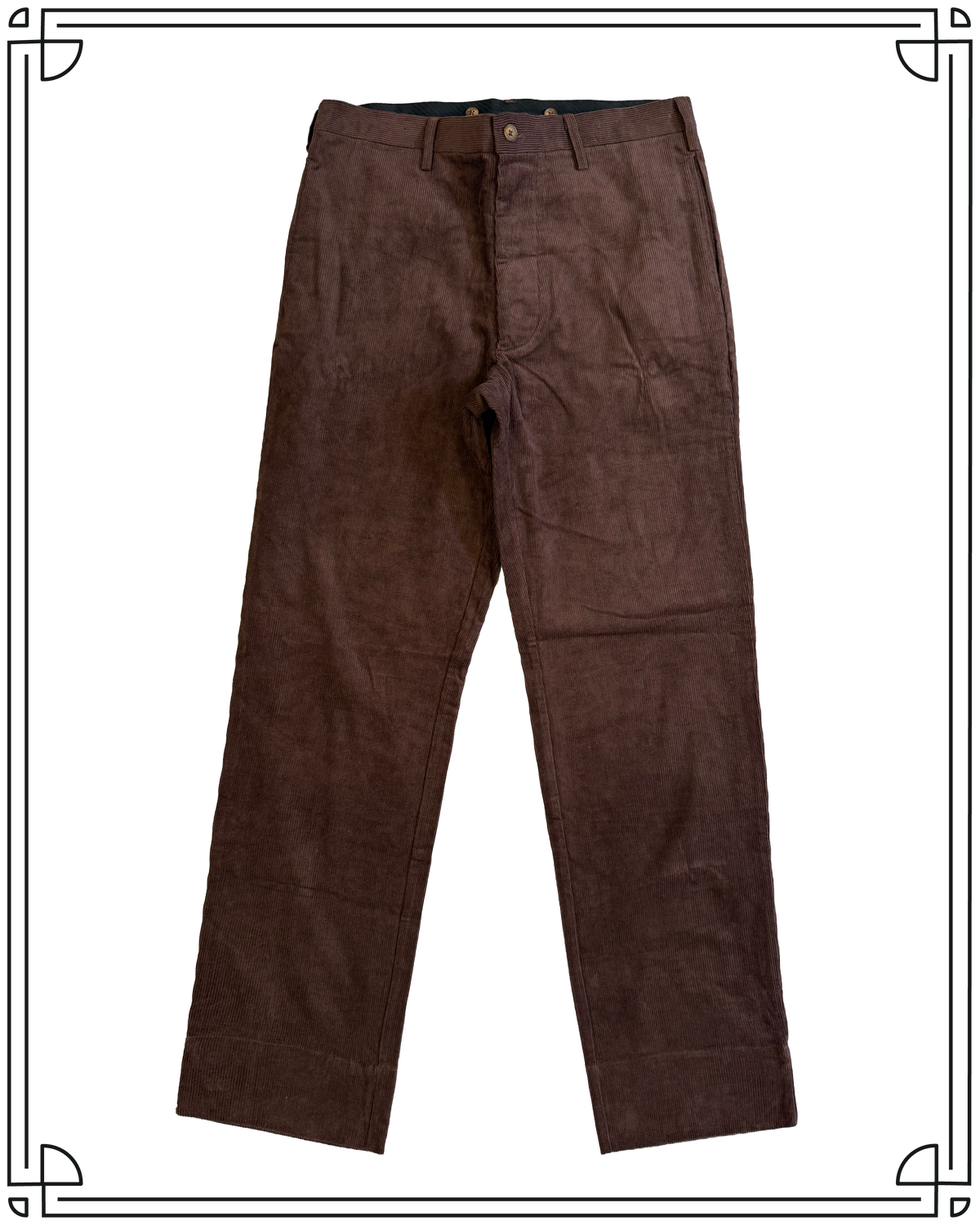 Sample Damson Corduroy Work Trousers Size 34