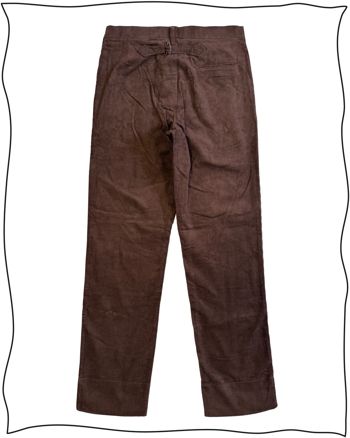 Sample Damson Corduroy Work Trousers Size 34