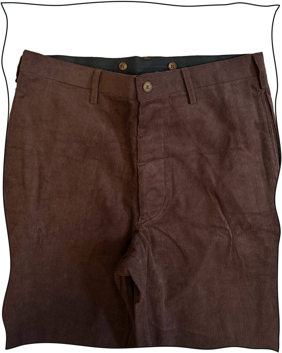 Sample Damson Corduroy Work Trousers Size 34
