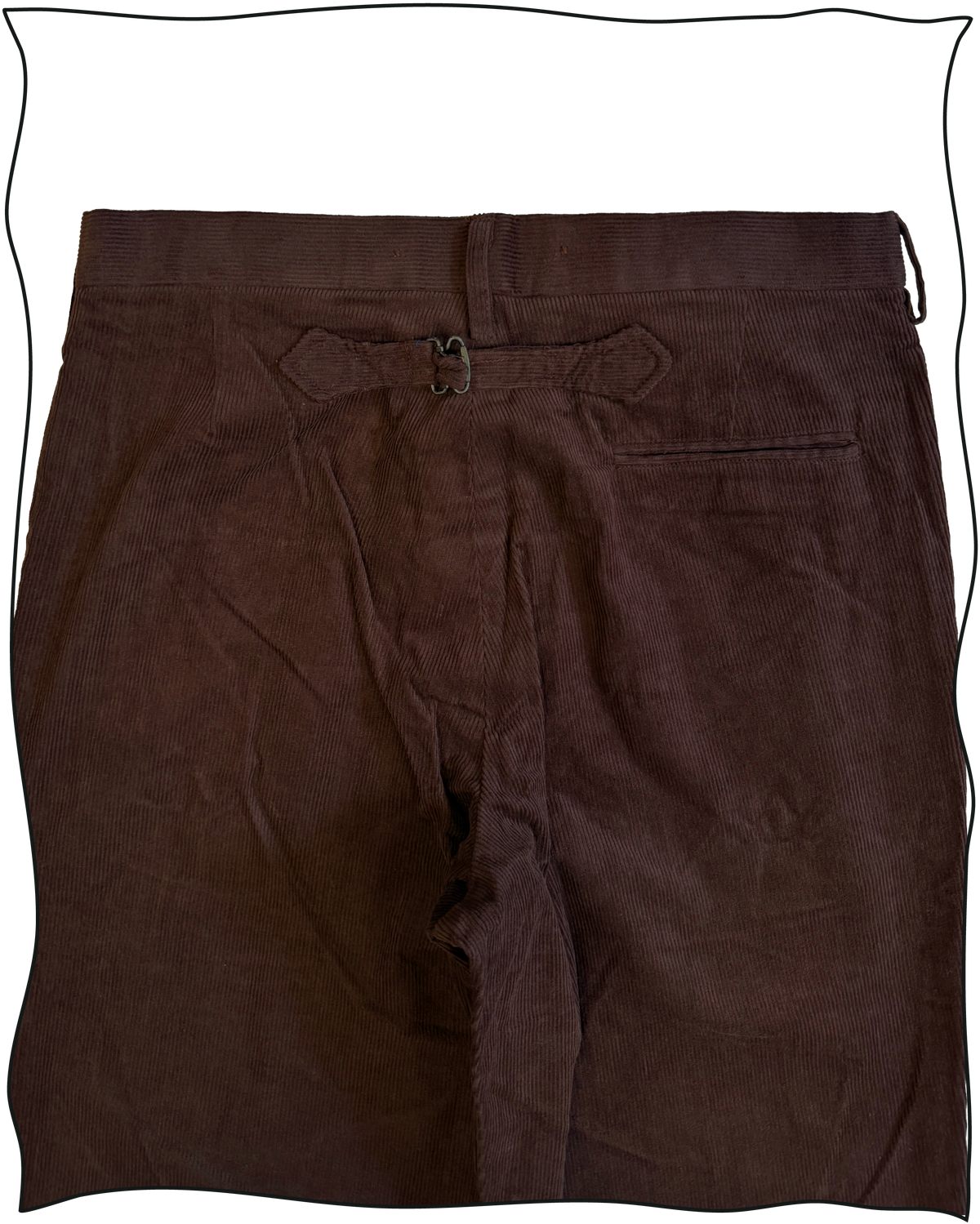 Sample Damson Corduroy Work Trousers Size 34