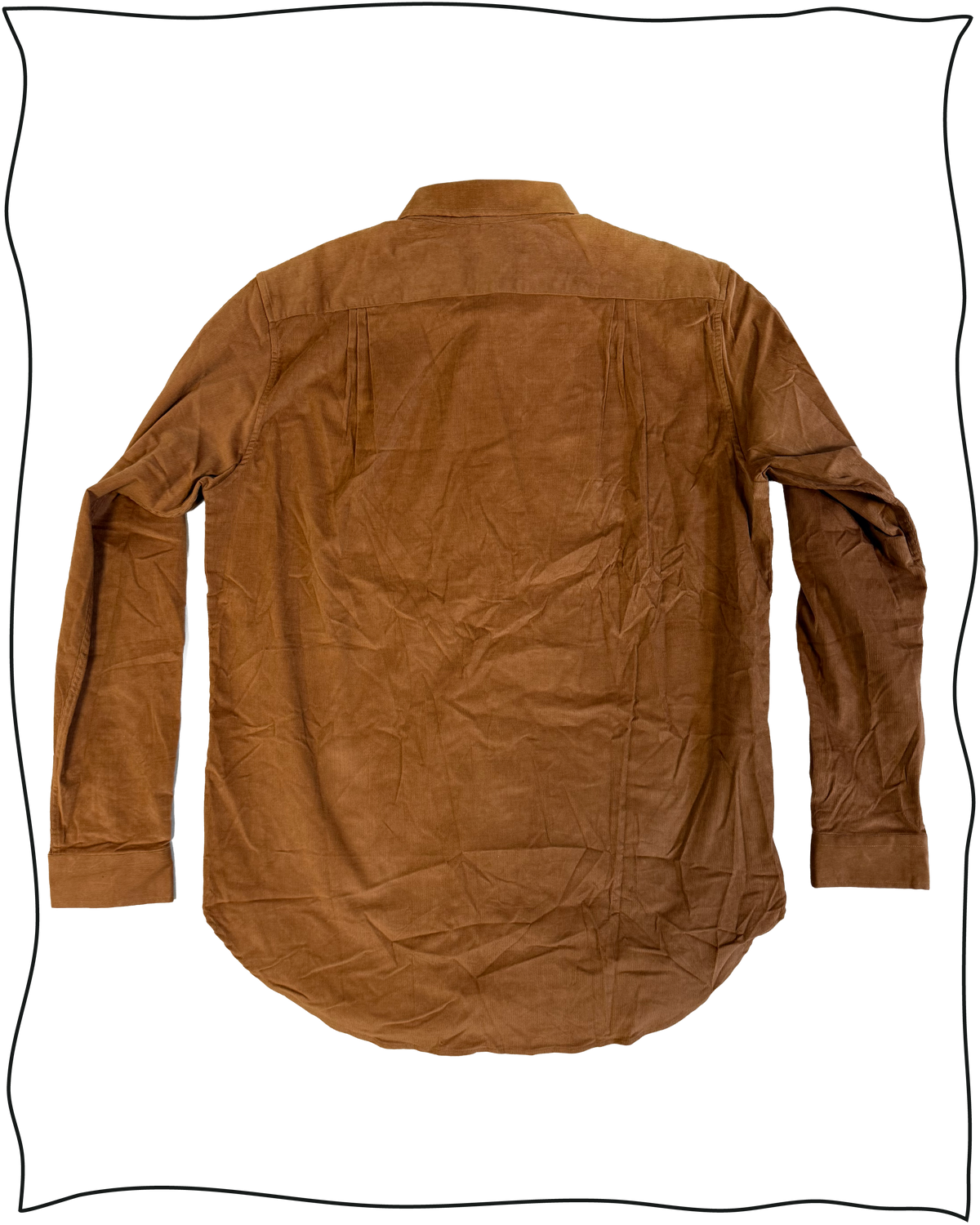 Sample Russet Corduroy Spearpoint Shirt Size 16
