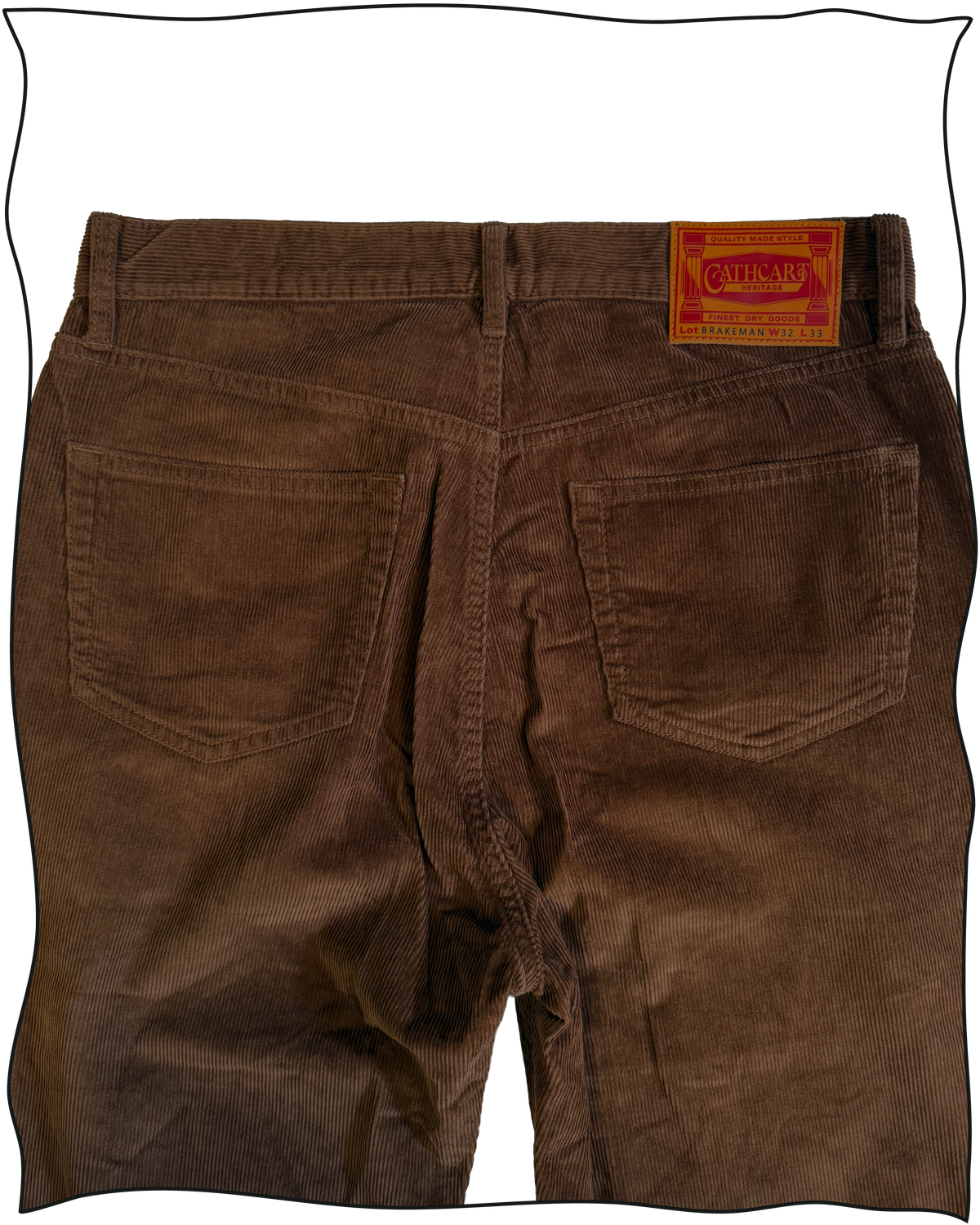 Sample Tobacco Corduroy Yardboss Jeans size 32