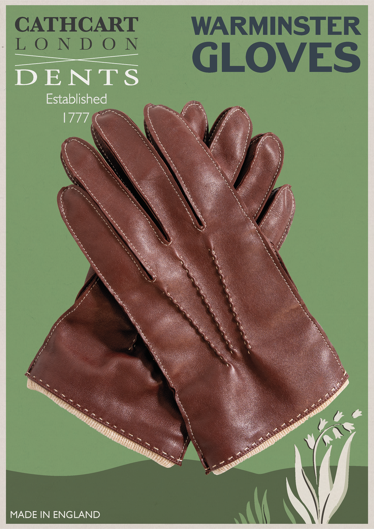 Dents x Cathcart English Tan Warminster Gloves Dents x Cathcart English Tan Warminster Gloves
