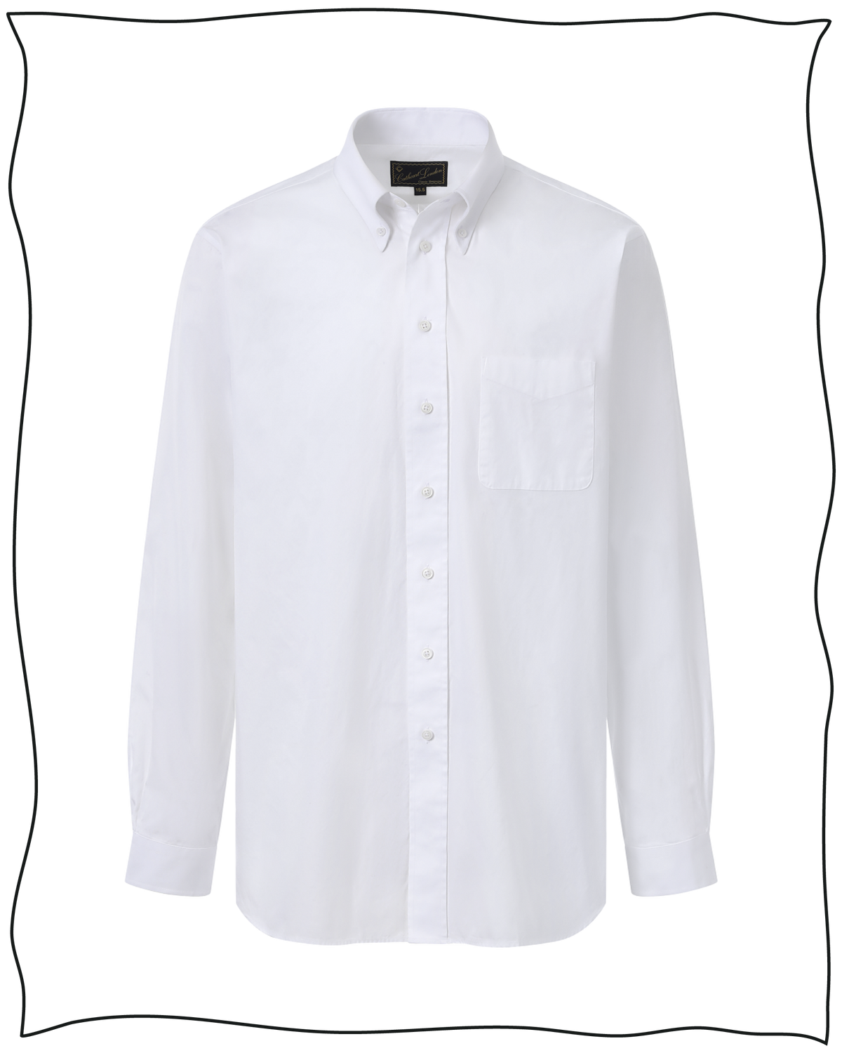 Cream Oxford Button Down Shirt