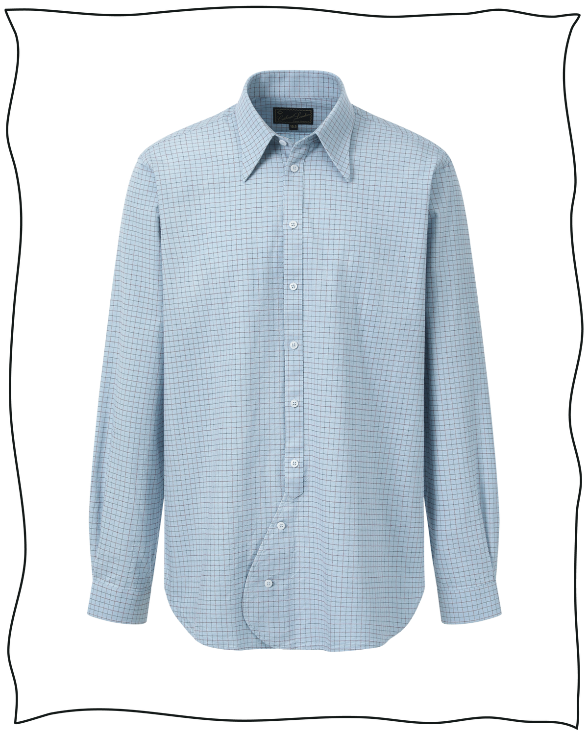 Duck Egg Tattersall Dress Shirt