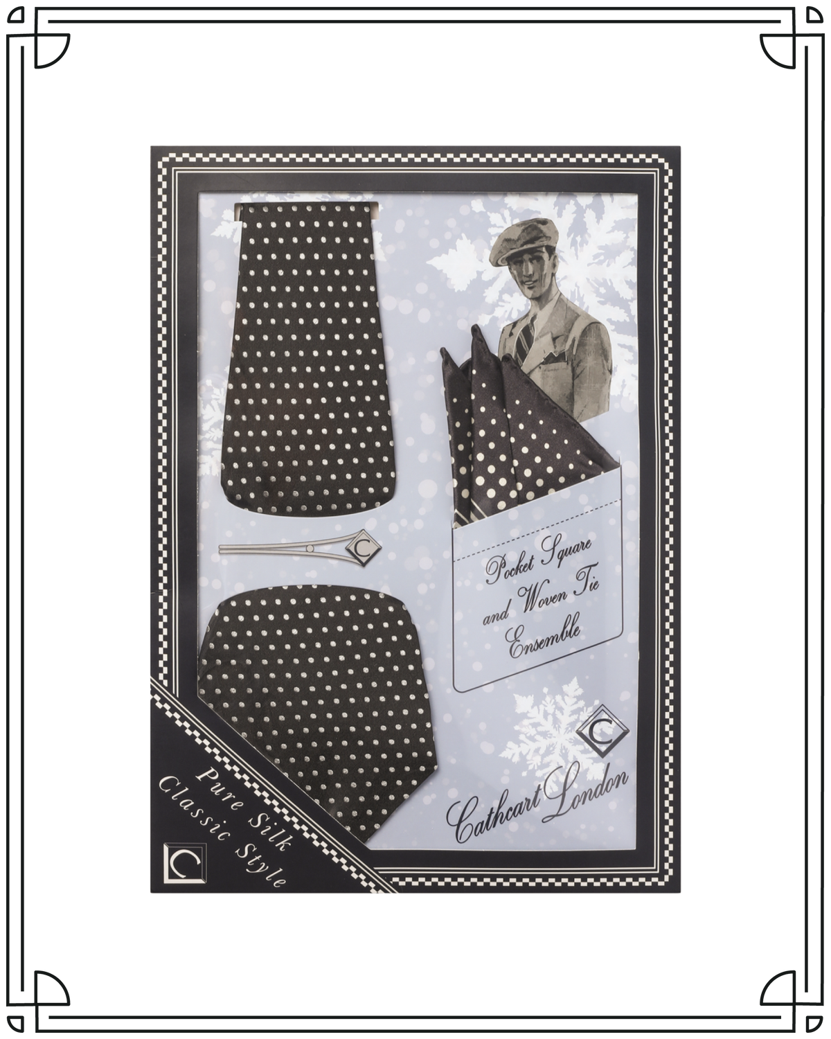 Ganache Polka Dot Tie & Pocket Square