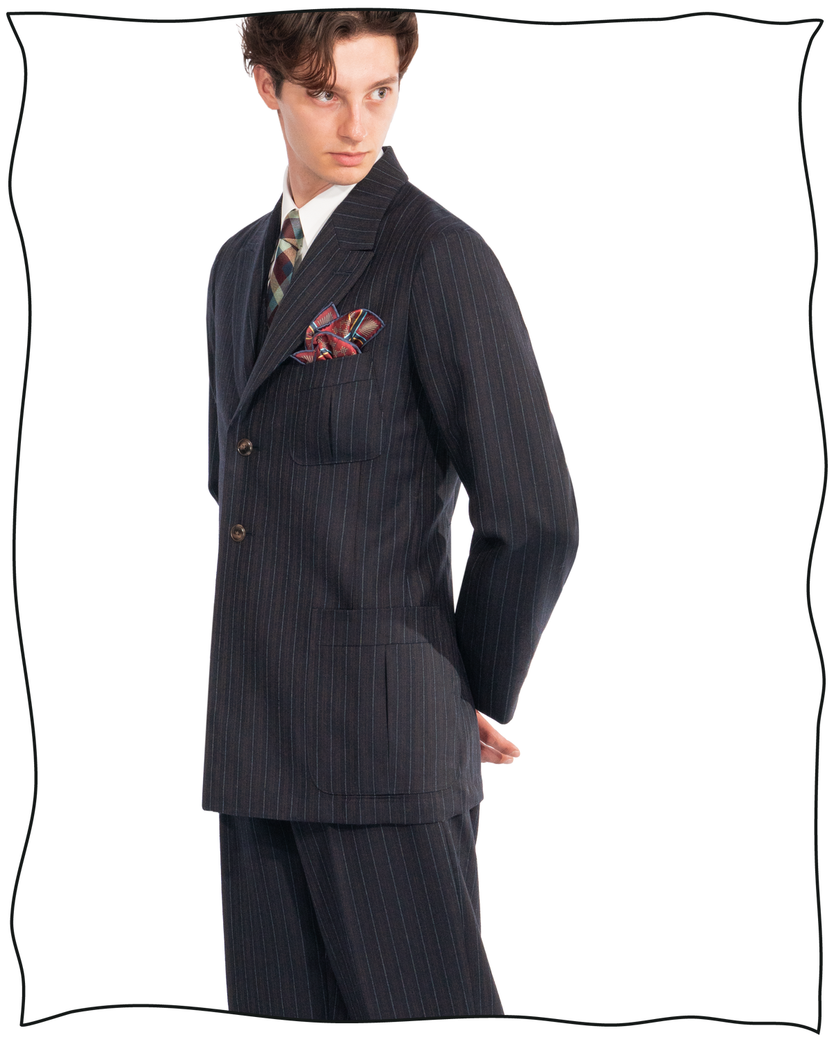 Multistripe Vanderbilt Jacket