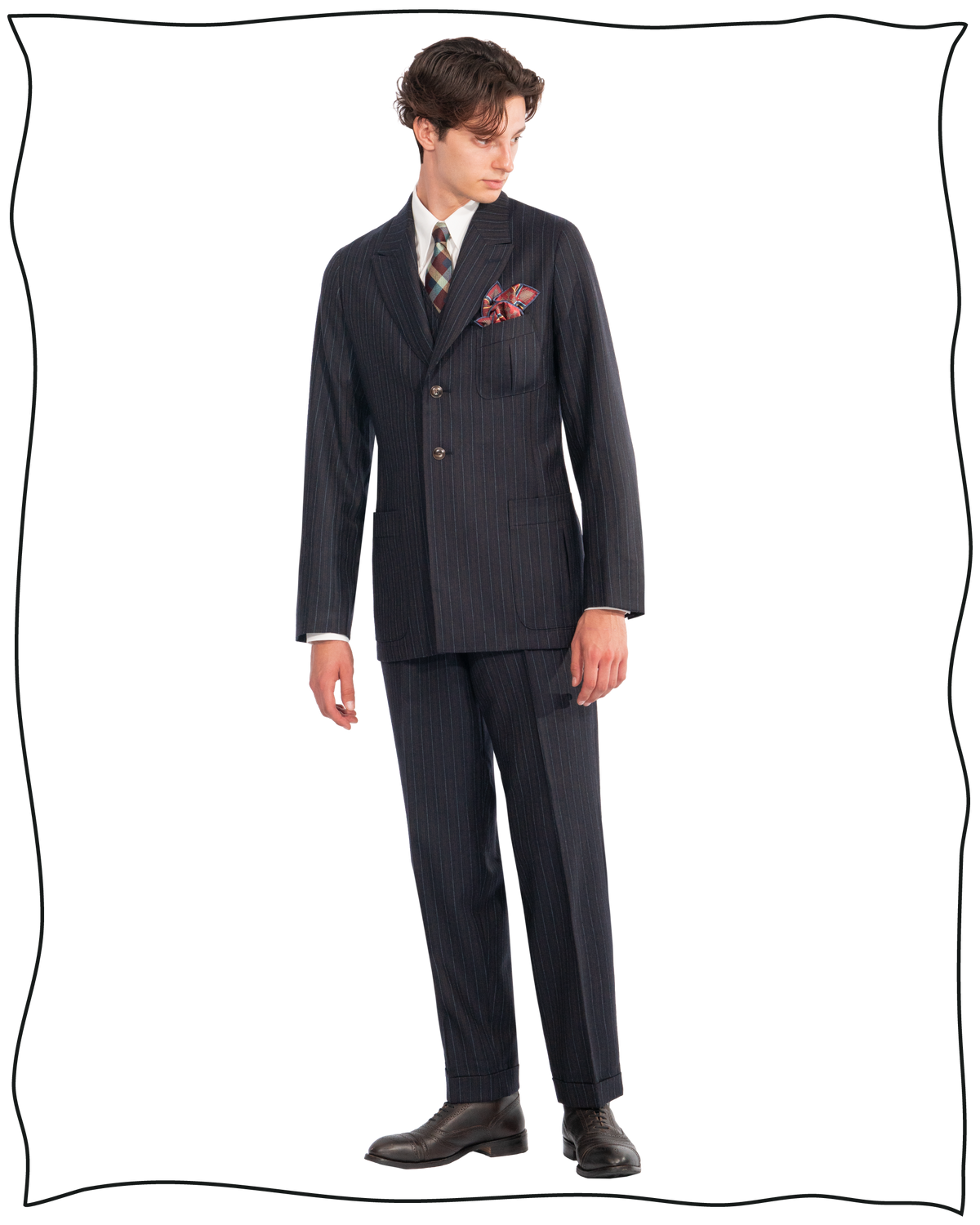 Multistripe Vanderbilt Jacket