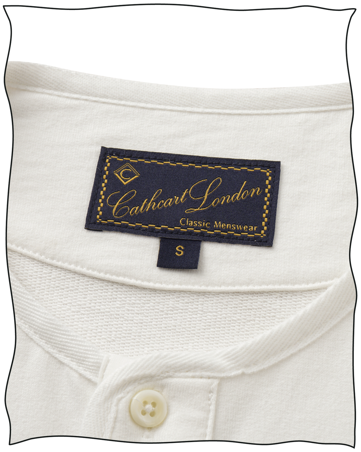 Cream Henley Shirt