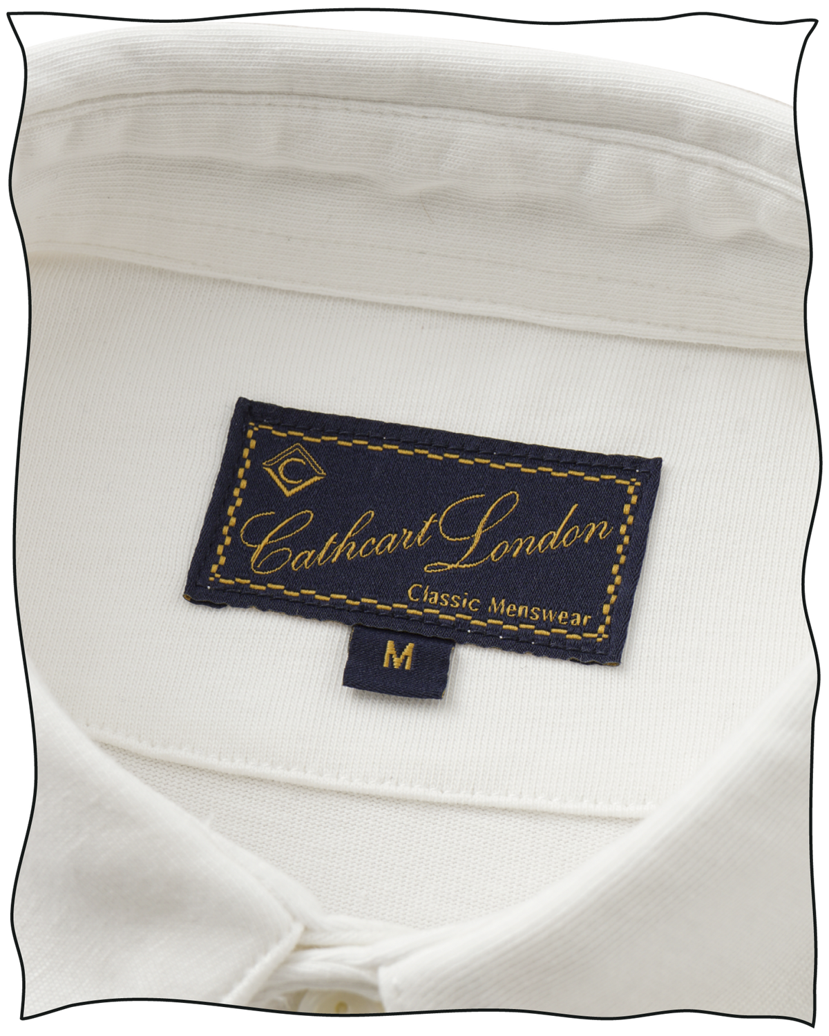 Cream Long Sleeve Polo