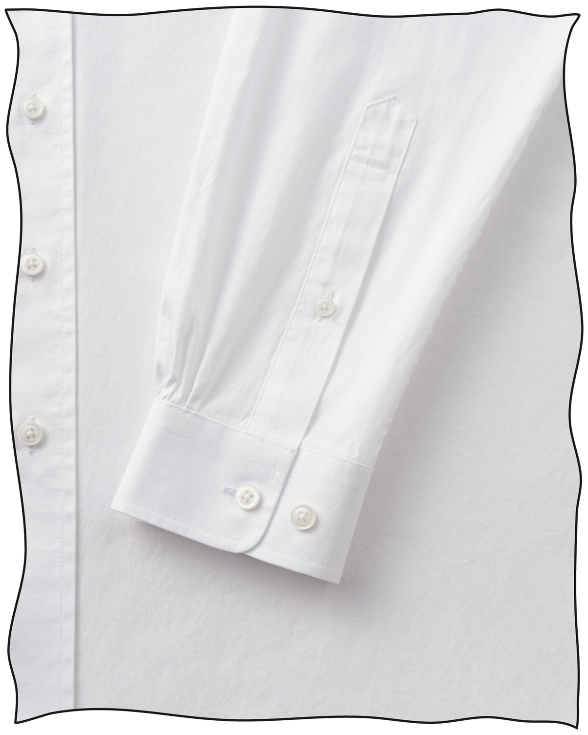 Cream Oxford Button Down Shirt