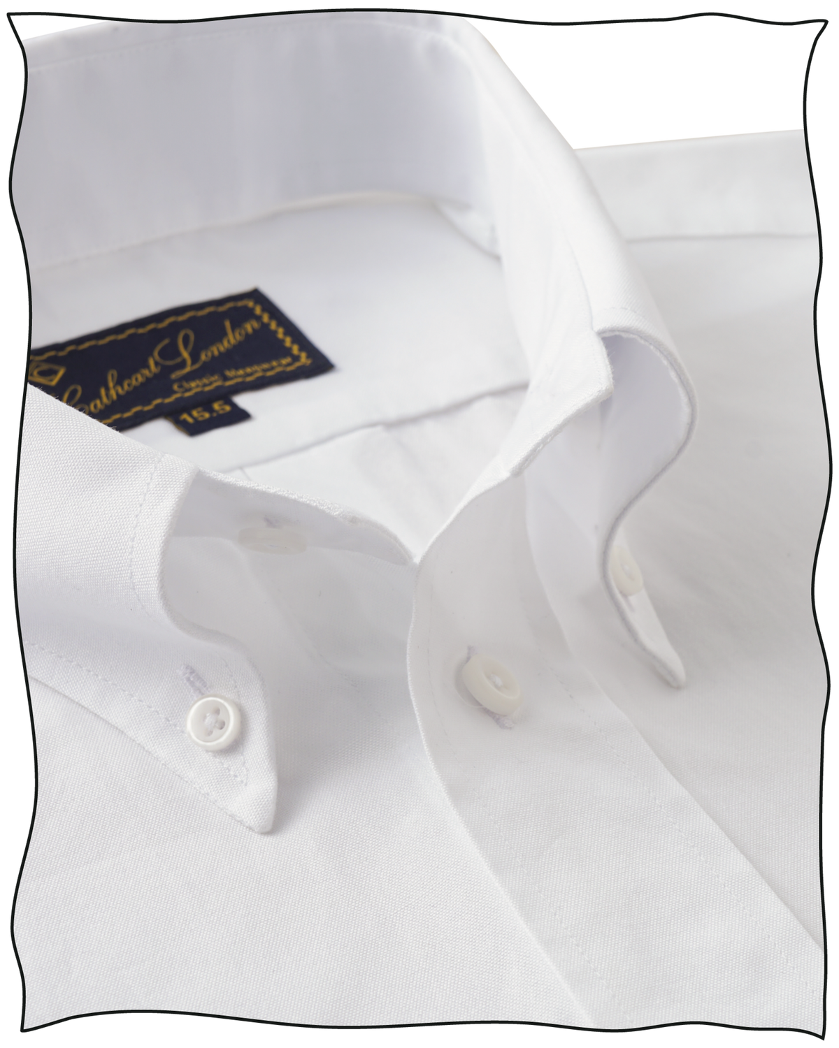 Cream Oxford Button Down Shirt