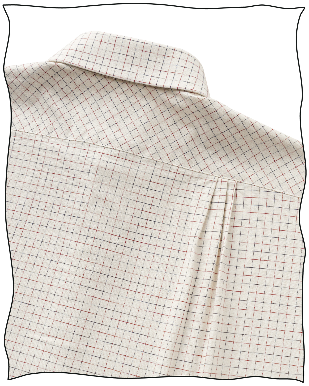 Cream Tattersall Dress Shirt