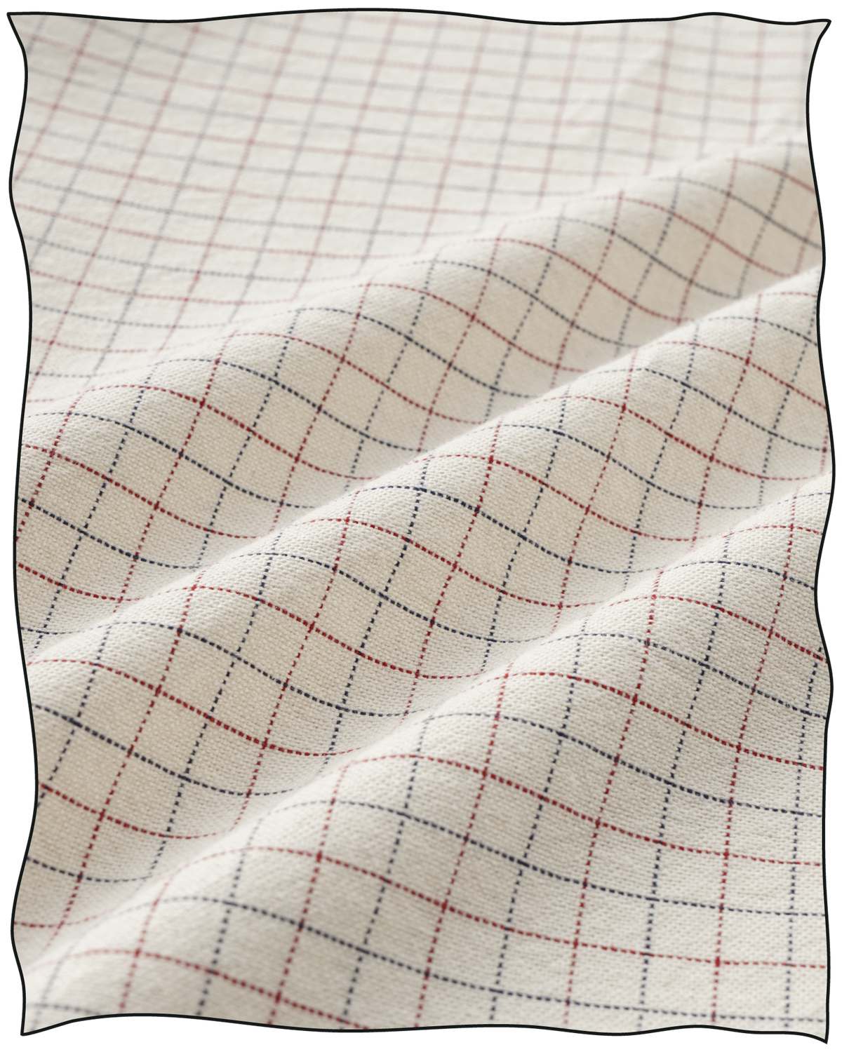 Cream Tattersall Dress Shirt