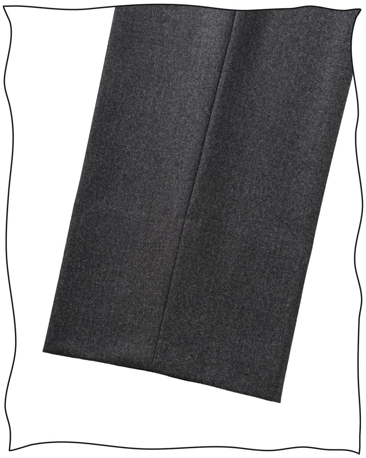 Grey Worsted Astor Trousers