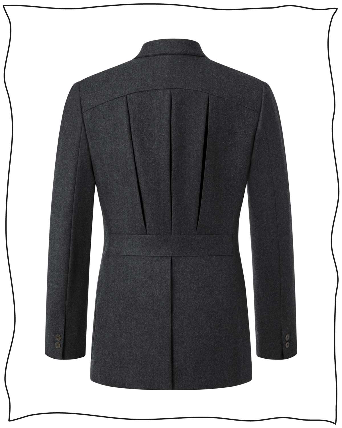 Grey Worsted King Cole DB Jacket
