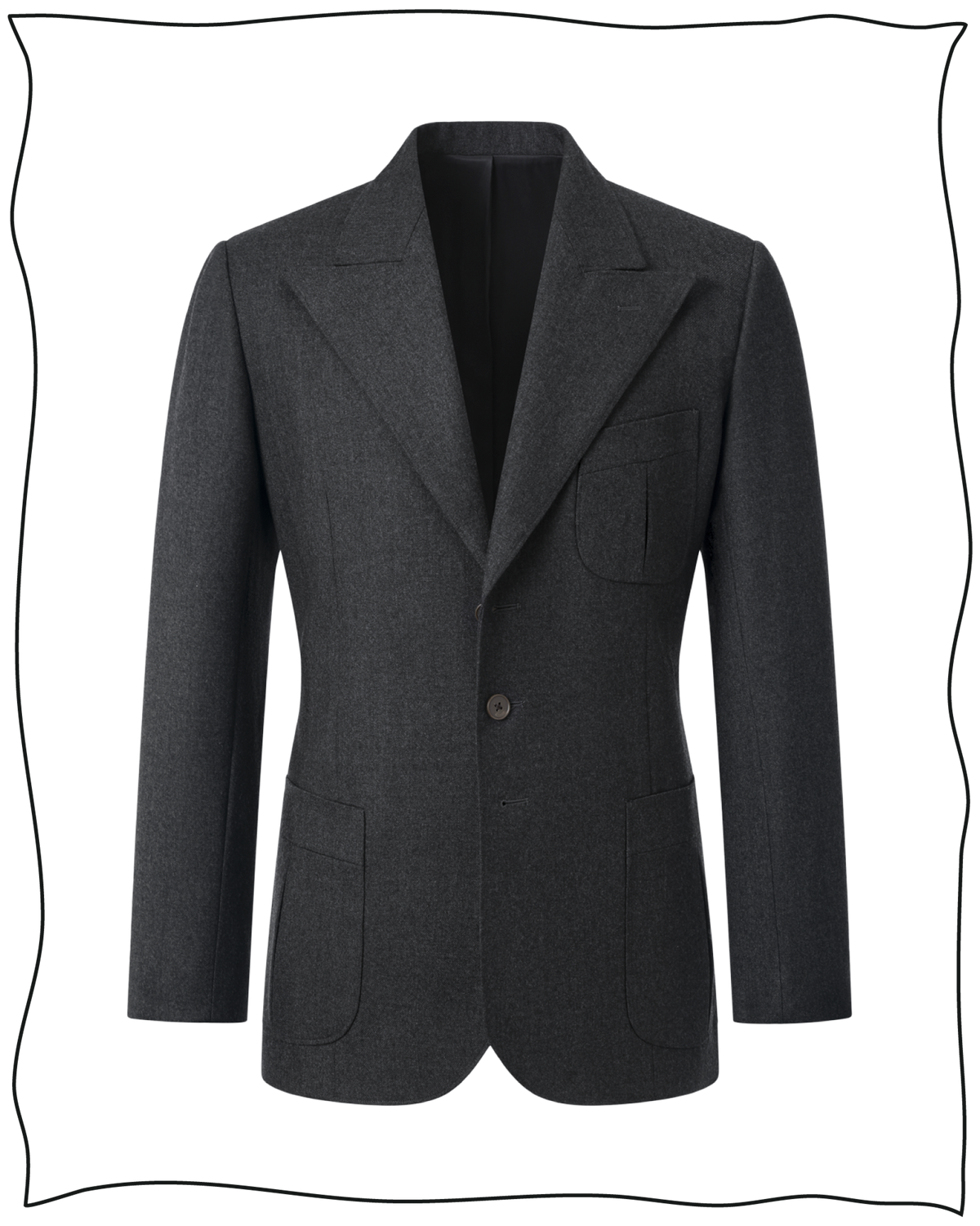 Grey Worsted King Cole Jacket