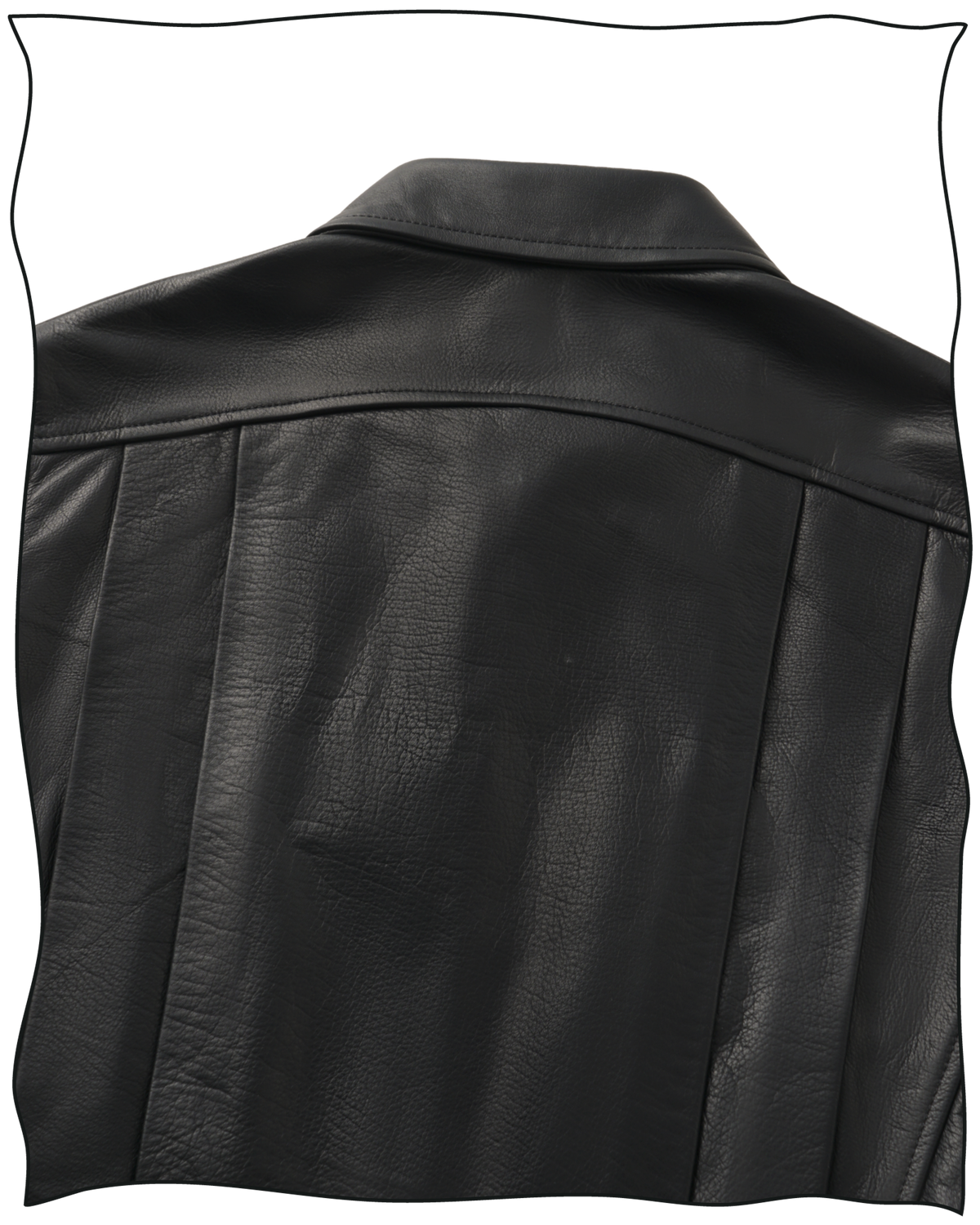 Black Leather Flat Track Jacket