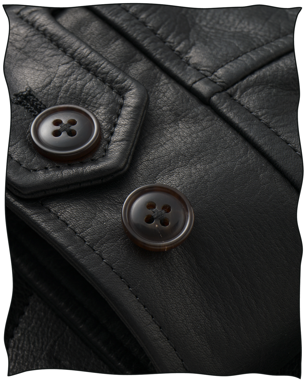 Black Leather Flat Track Jacket