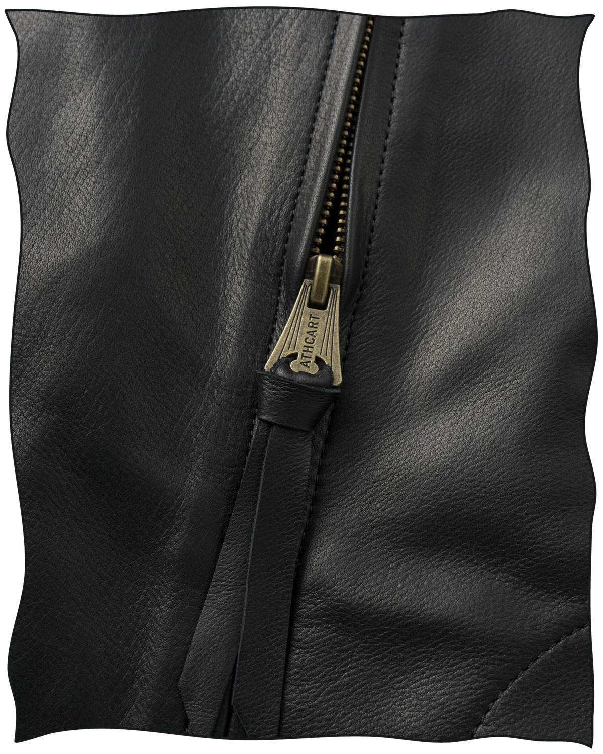 Black Leather Flat Track Jacket