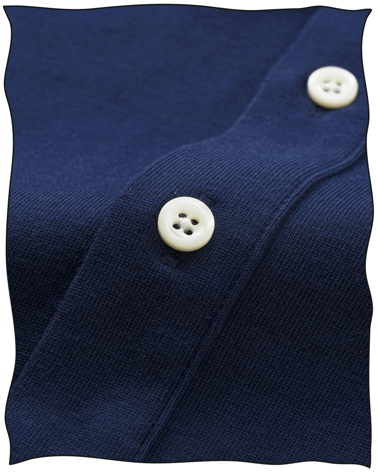 Navy Long Sleeve Polo
