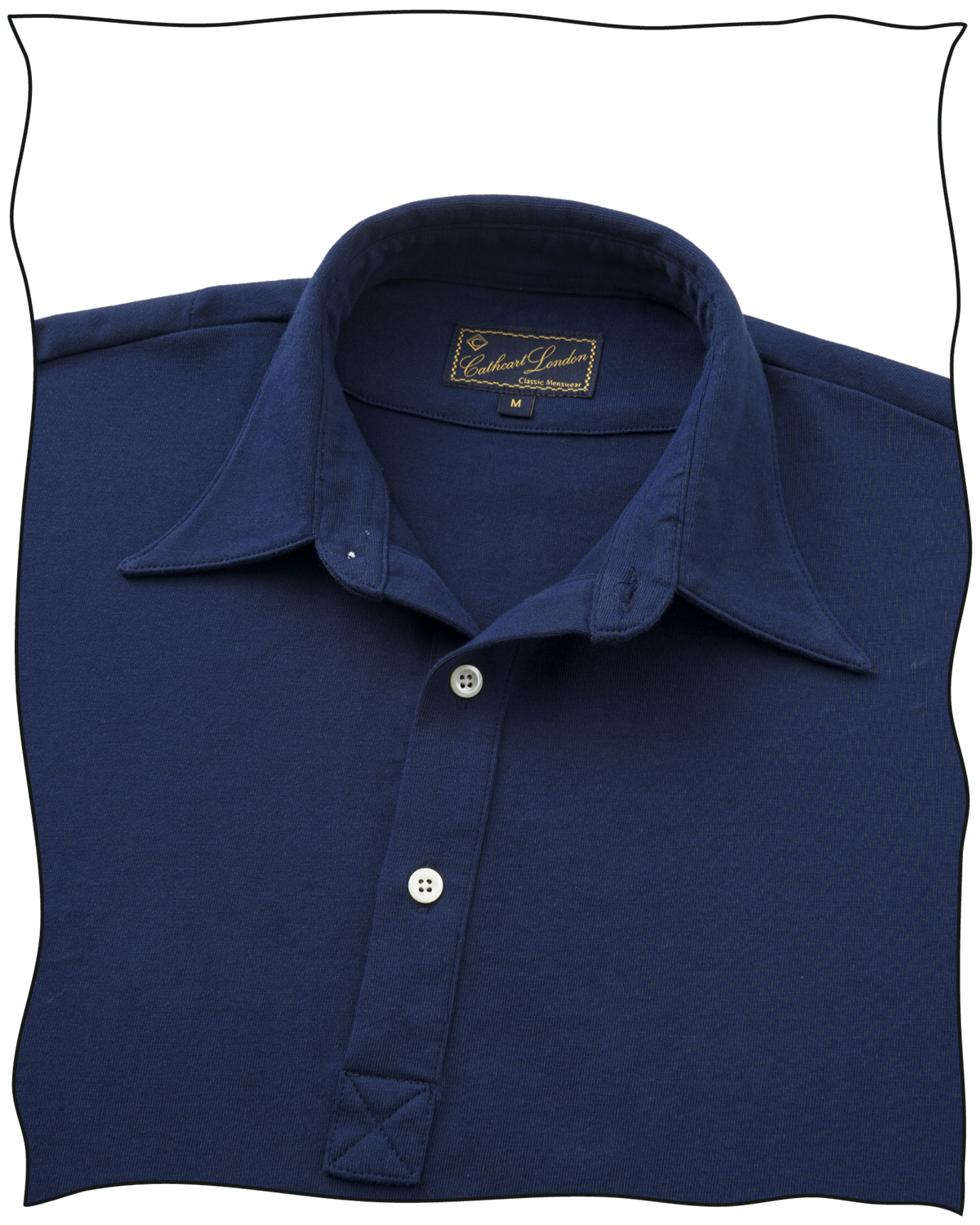 Navy Long Sleeve Polo