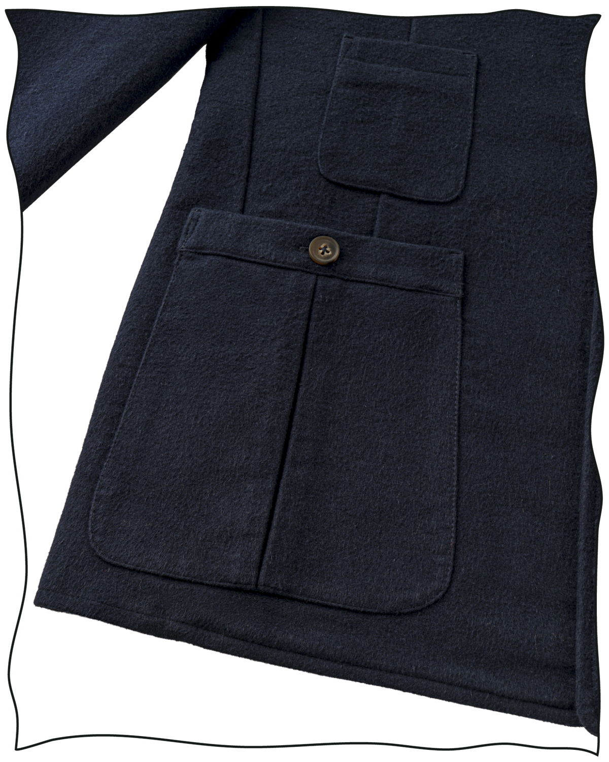 Navy Moleskin Artisan Jacket
