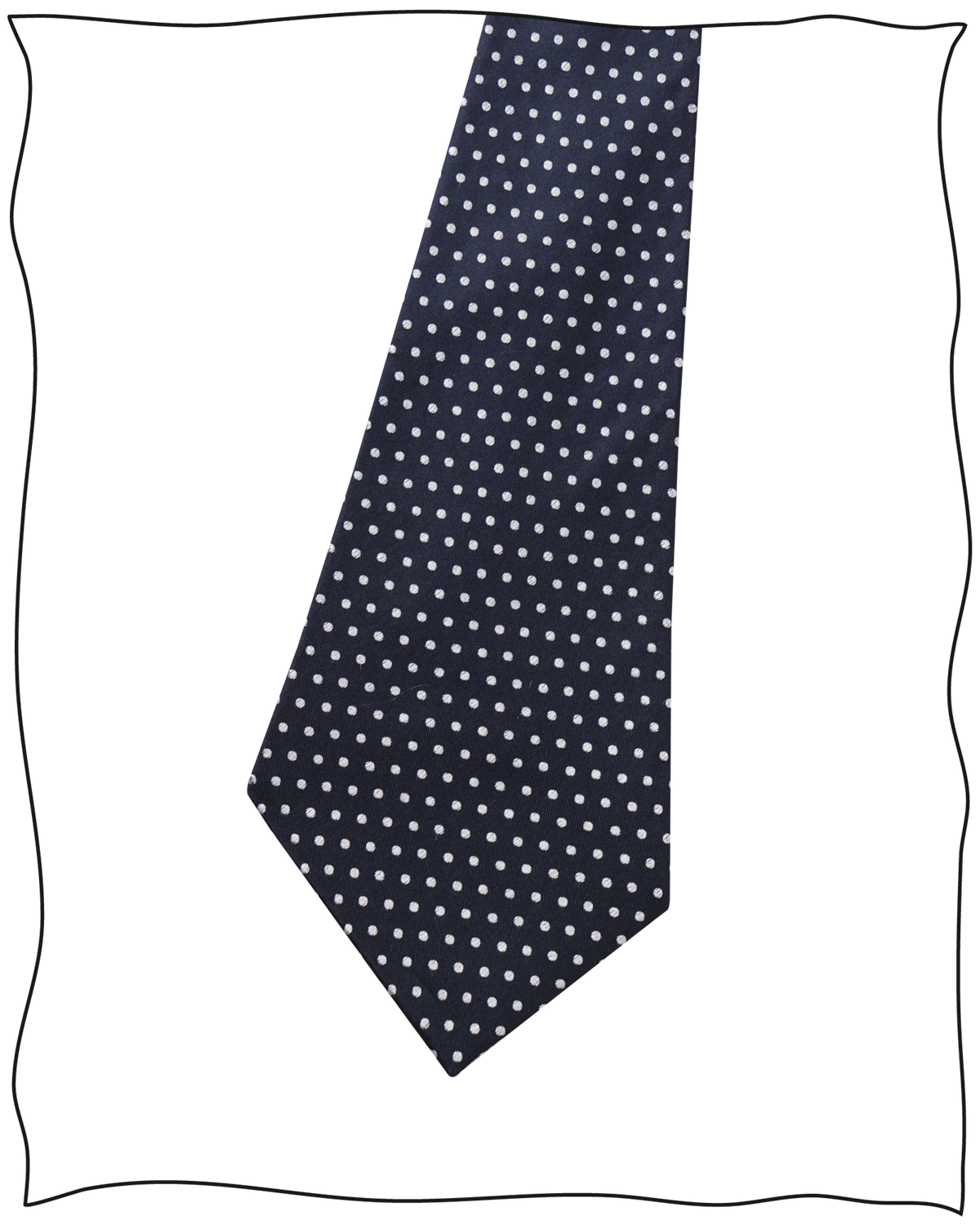 Navy Polka Dot Tie & Pocket Square