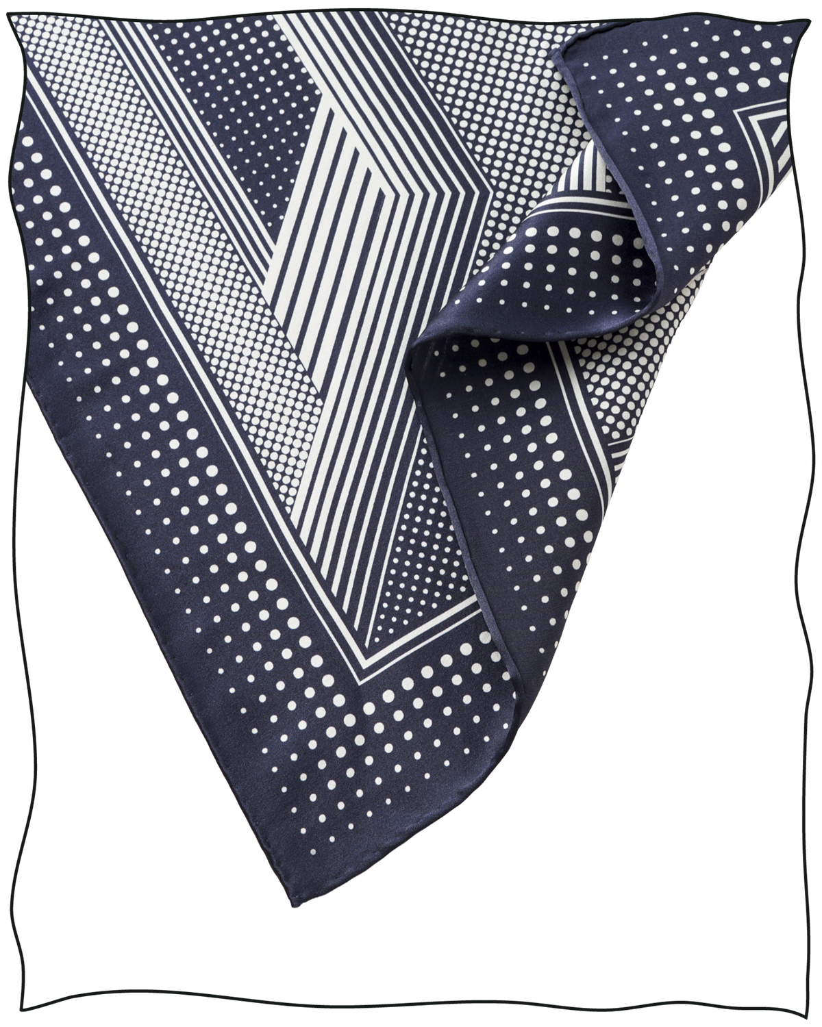 Navy Polka Dot Tie & Pocket Square