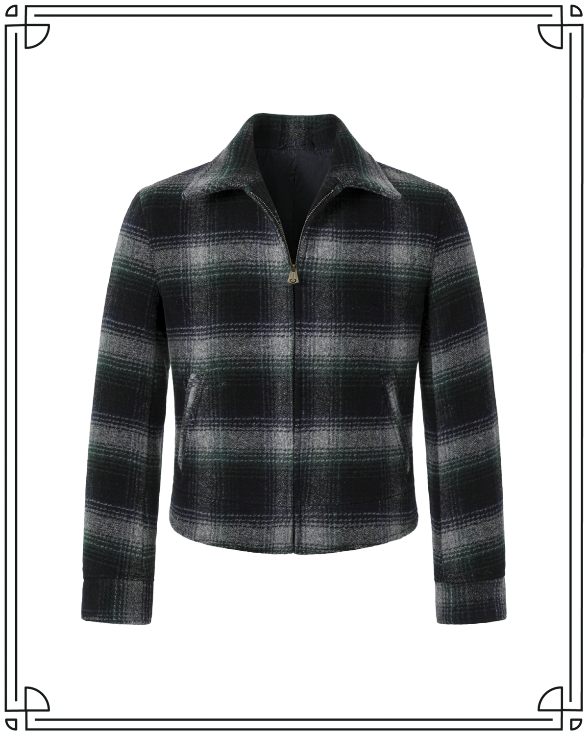 Plaid Wool 33 Jacket