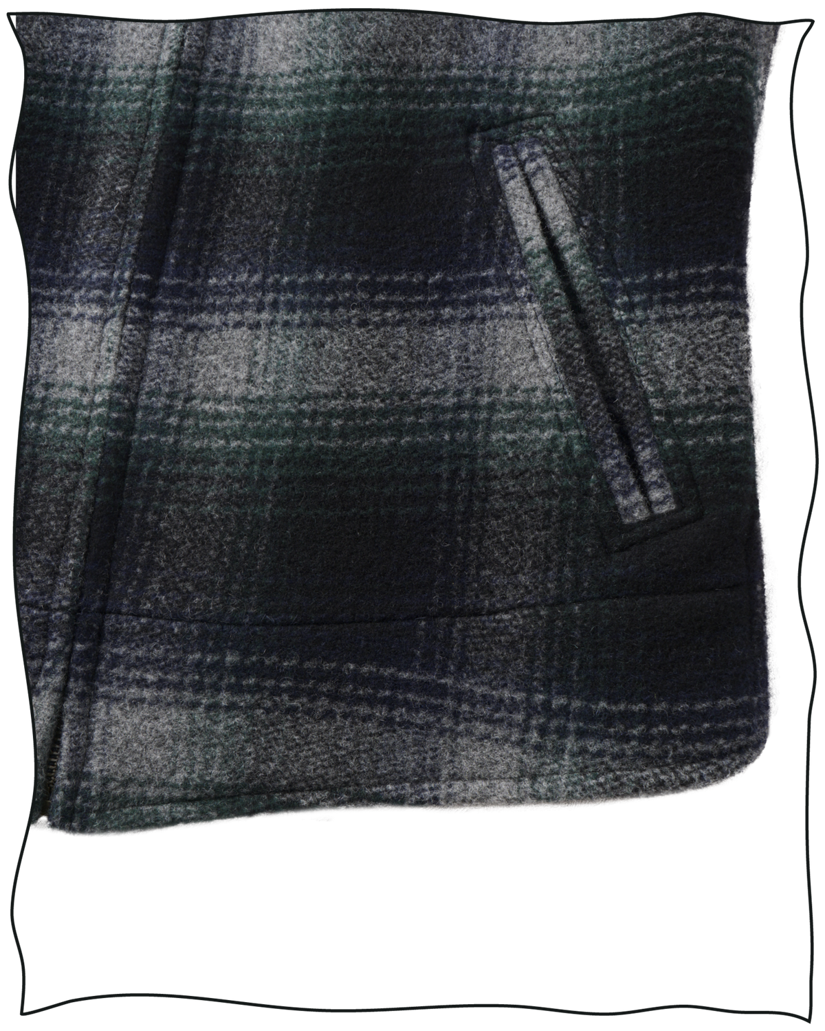 Plaid Wool 33 Jacket