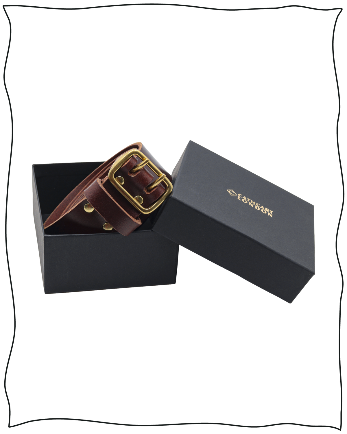 Chestnut Leather Night Watch Belt