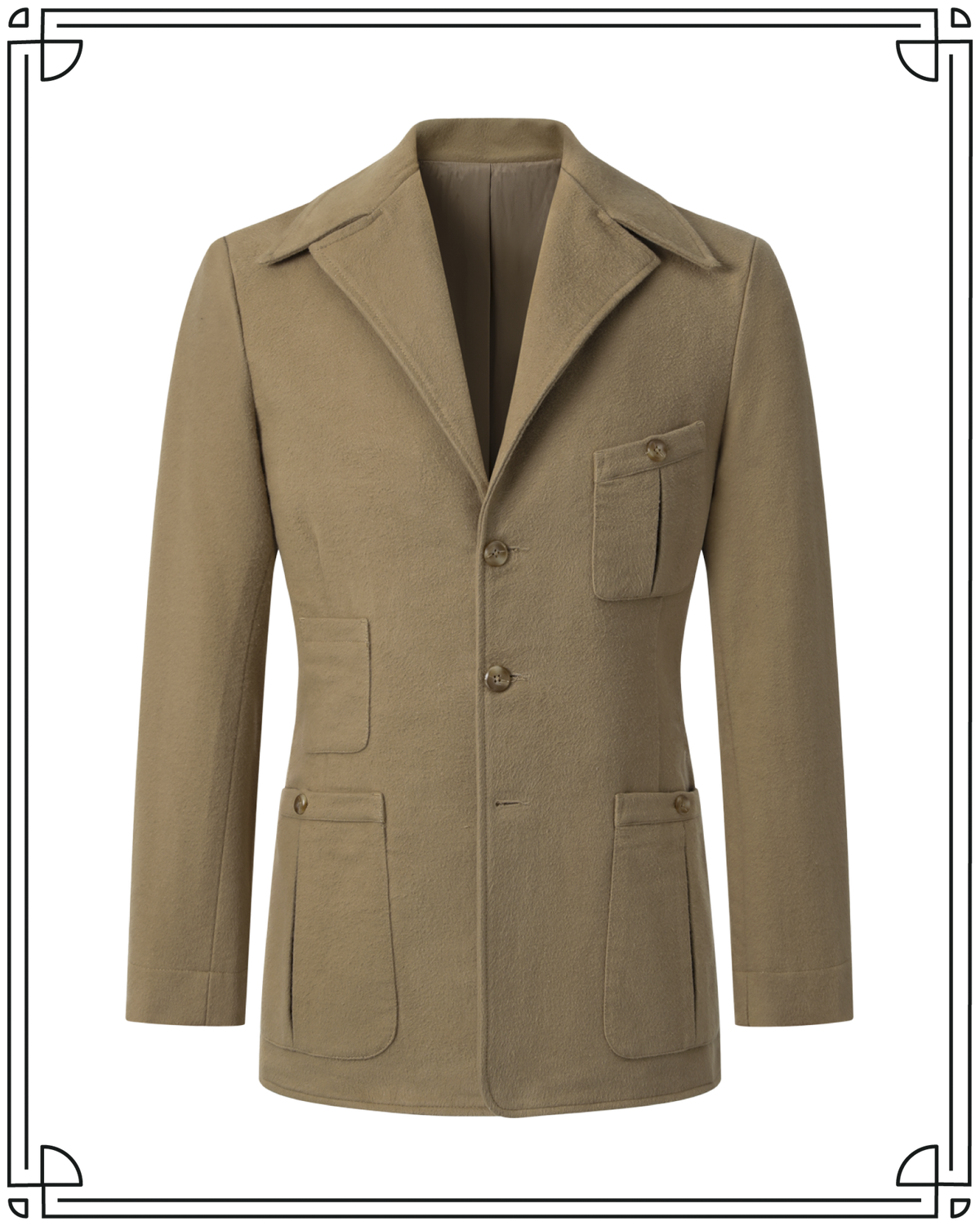 Taupe Moleskin Artisan Jacket