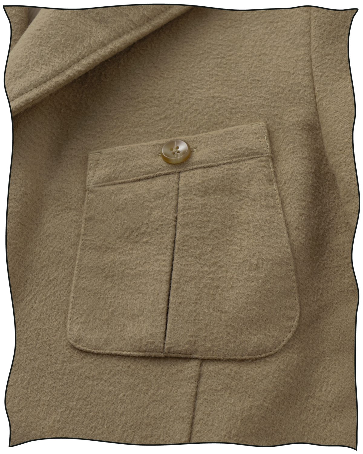 Taupe Moleskin Artisan Jacket